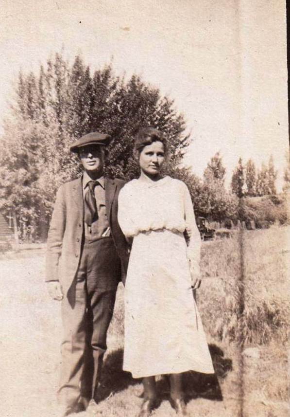 Albert Lee Towne and wife Emma Eugenna Talbott Towne c 1920