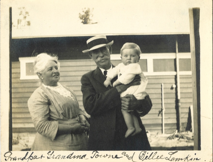 Laura Towne with W. H. Lamkin